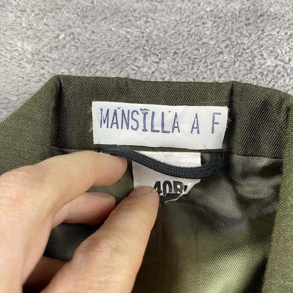 Defense Logistics Agency Button Up Uniform Jacket Mens‎ 40 R Green - Picture 13 of 16